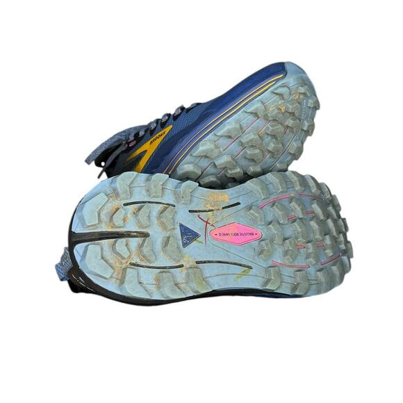 Womens Brooks Cascadia 16 Trail Hiking Running Shoes Size 6.5 Blue Black - Picture 5 of 6